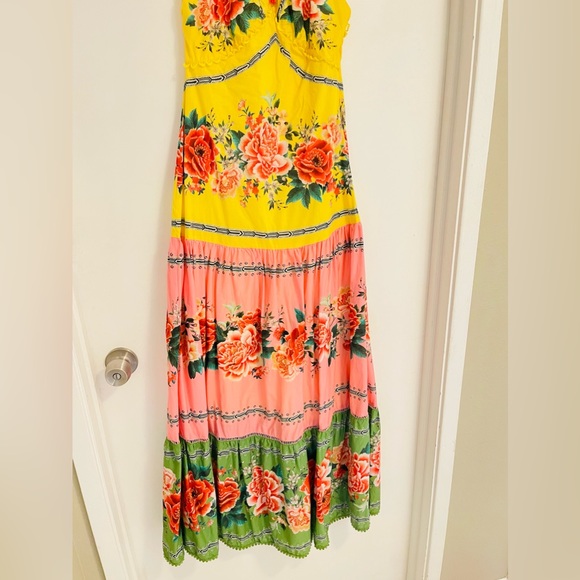 Farm Rio floral halter dress xs - Picture 4 of 6